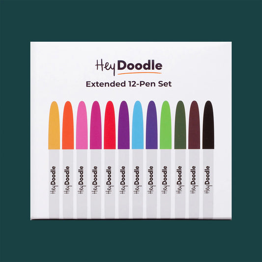 Hey Doodle Markers - Set of 12