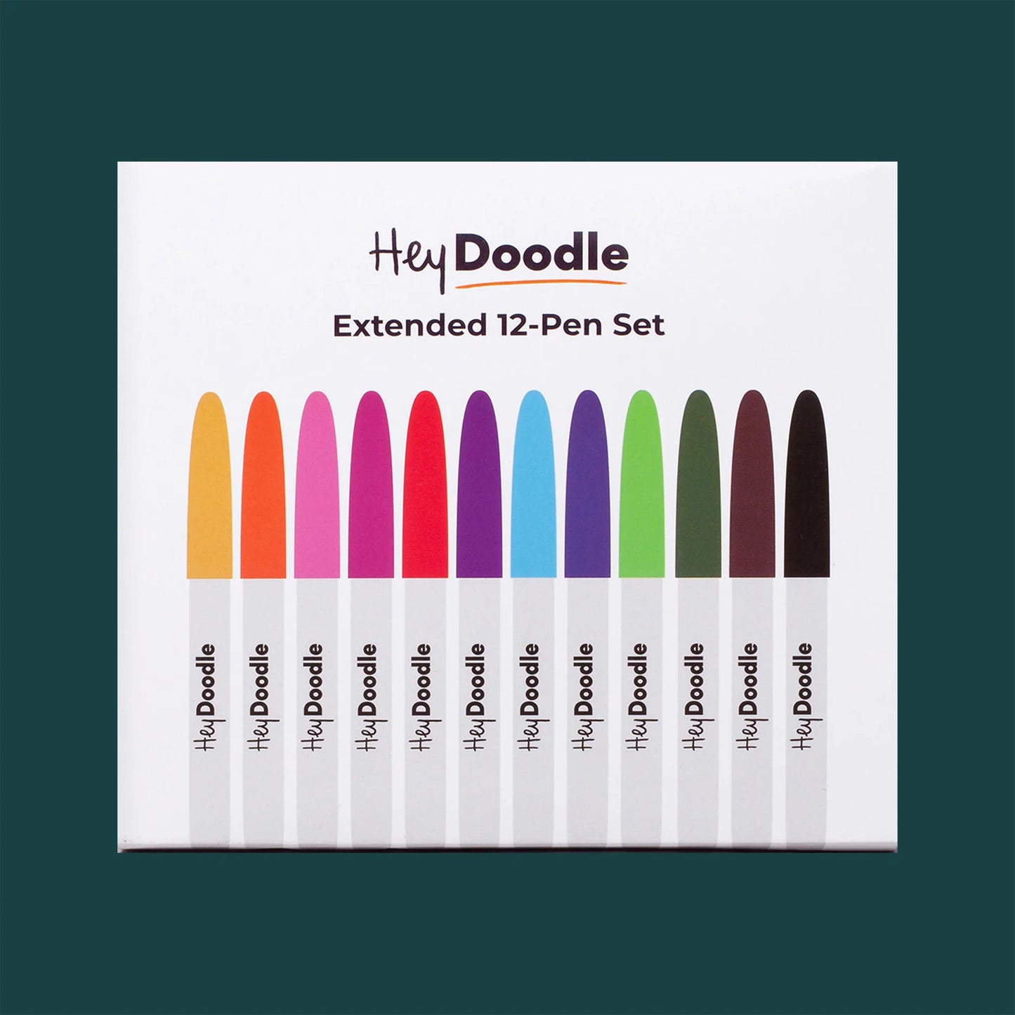 Hey Doodle Markers - Set of 12 - Standard