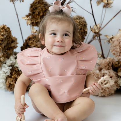 Snuggle Bib Waterproof - Daisy Frill