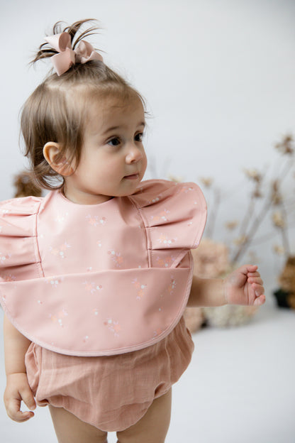 Snuggle Bib Waterproof - Daisy Frill