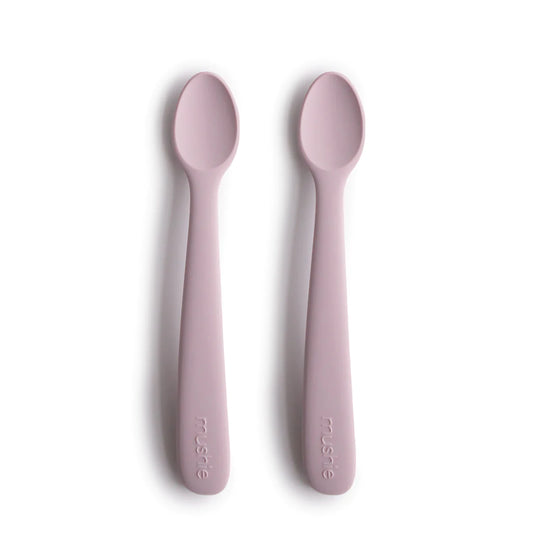 Silicone Starting Solids Feeding Spoon - Soft Lilac
