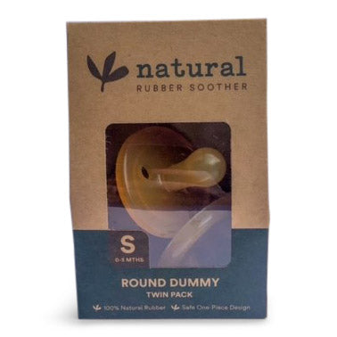 Natural Rubber Round Dummy - 2 pack - Various Sizes