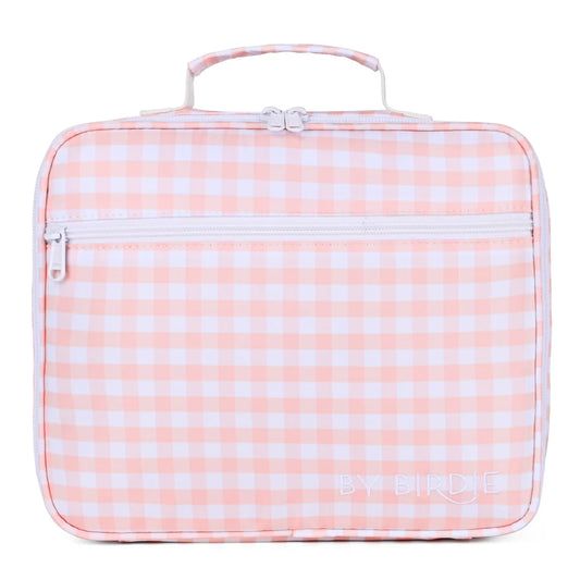 Pink Gingham Insulated Lunch Bag - Junior