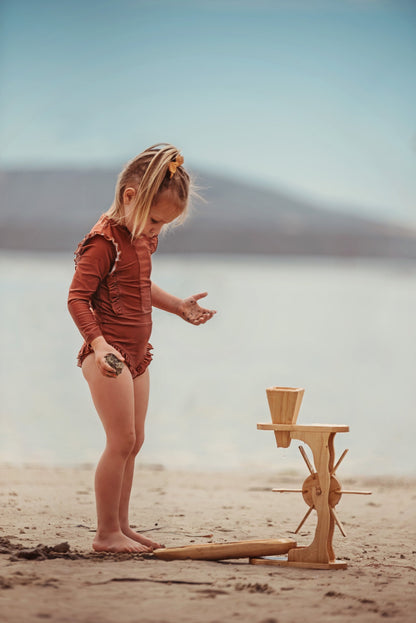 Wooden Water & Sand Wheel