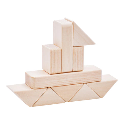 Wooden Building Blocks - Pythagoras