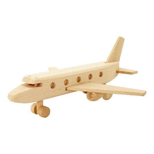 Wooden Toy Passenger Plane - Bessie