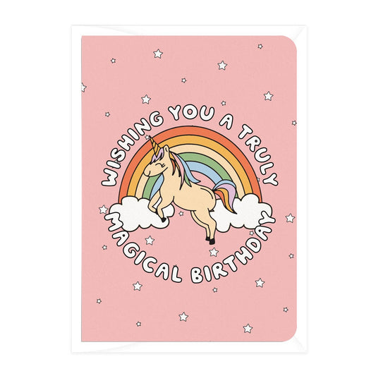 'Truly Magical Birthday' Unicorn Birthday Card