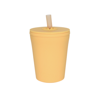 Silicone Straw Cup - Daffodil