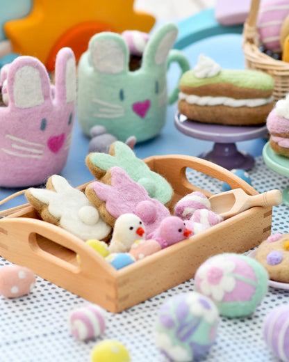 Felt Bunny Cookie - Mint
