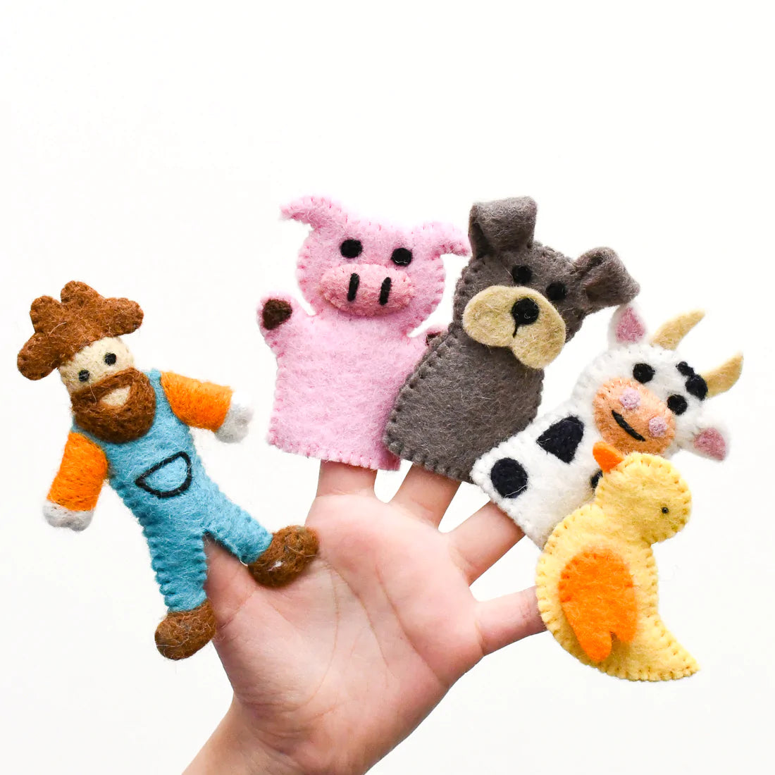 Finger Puppet Set - Old MacDonald Had A Farm - Set A