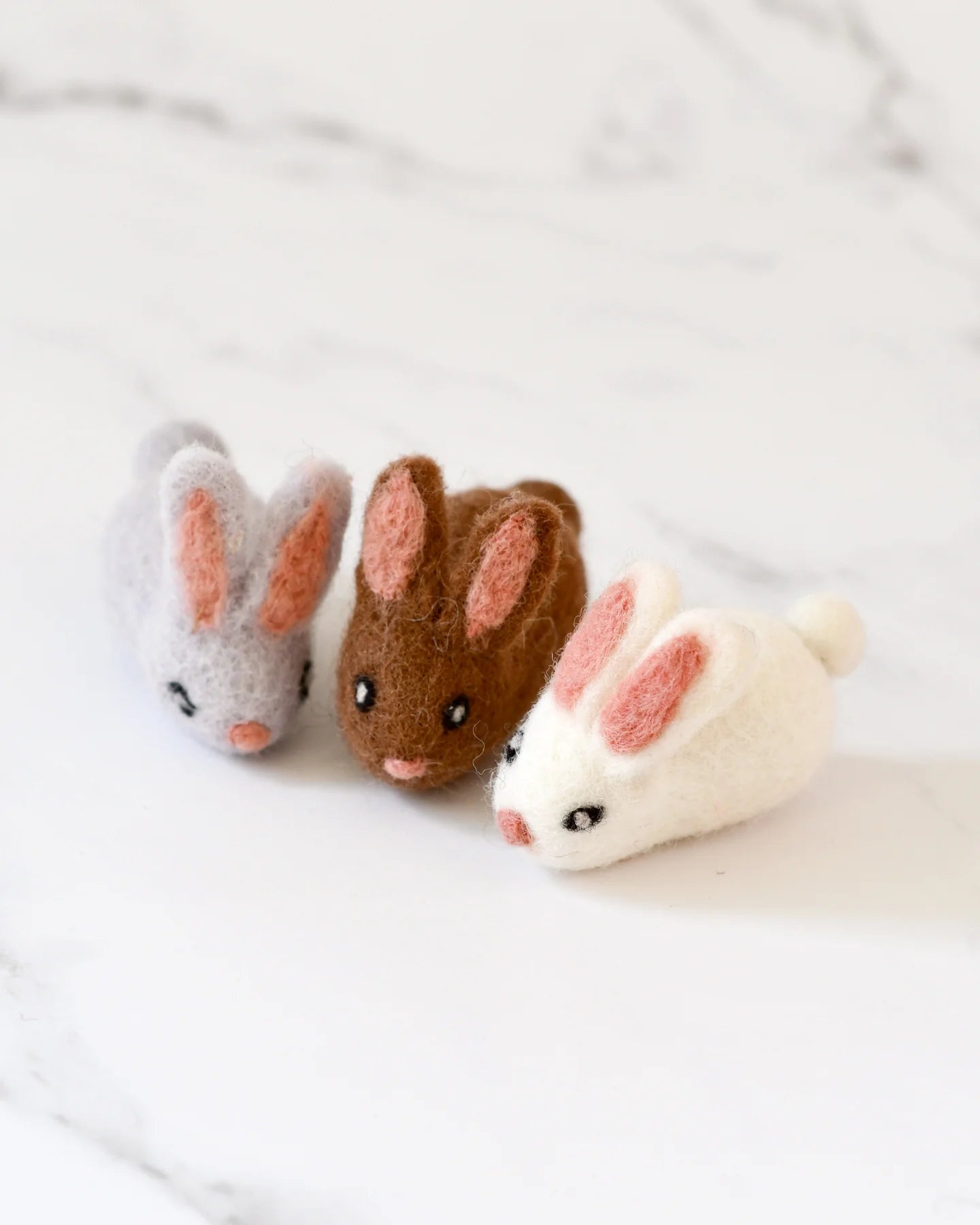 Felt Rabbits - Set of 3