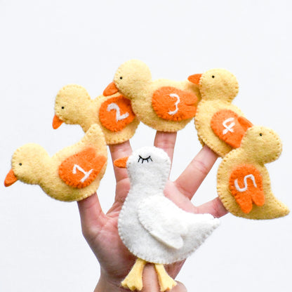 Finger Puppet Set - Five Little Ducks