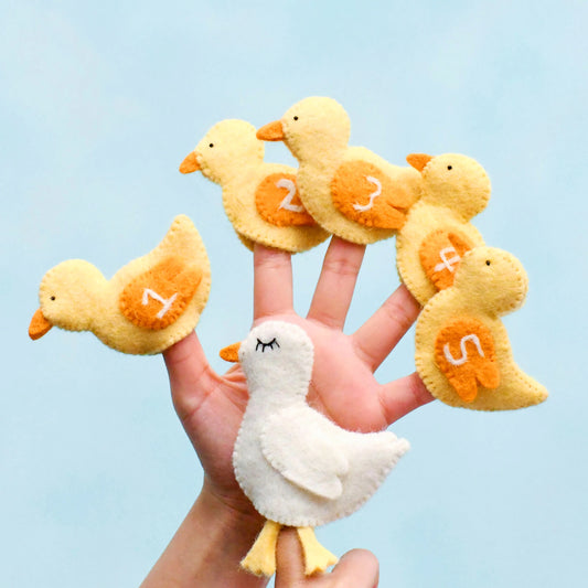 Finger Puppet Set - Five Little Ducks