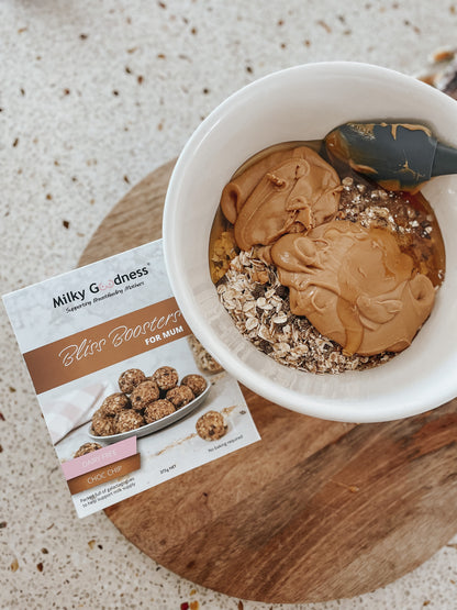 Lactation Bliss Booster Packet Mix - Choc Chip - Dairy Free