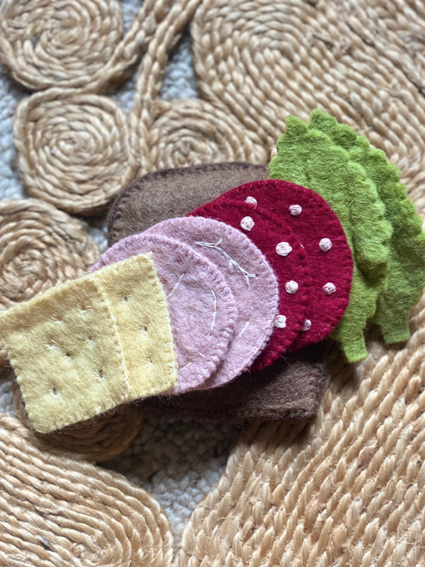 Felt Sandwich Toppings 8 pieces