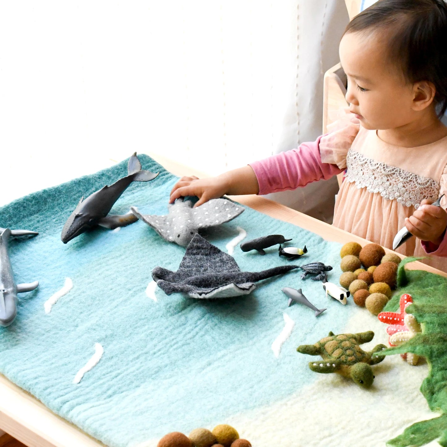 Large Sea and Rockpool Play Mat Playscape