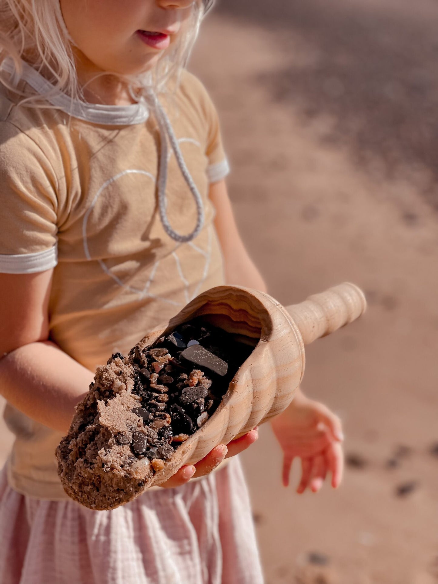 Wooden Shovel Scoop