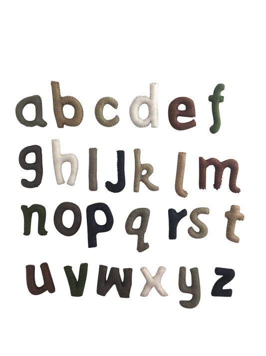 Lowercase Full Alphabet 7cm Letters