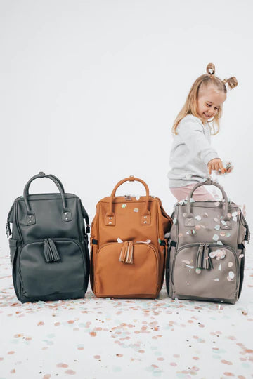 Sunday Luxe Nappy Backpack - Tan