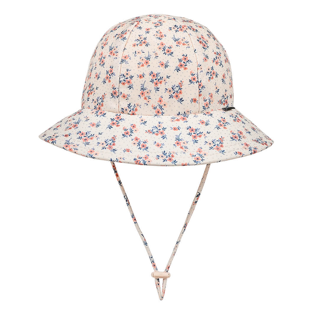 Swim Hat -  Ponytail Bucket - Floral