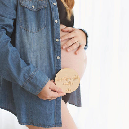 Pregnancy Milestone Plaques - Weeks