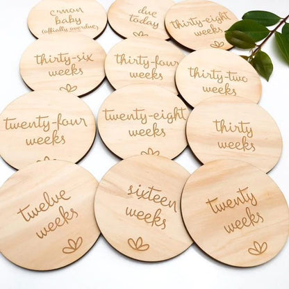 Pregnancy Milestone Plaques - Weeks