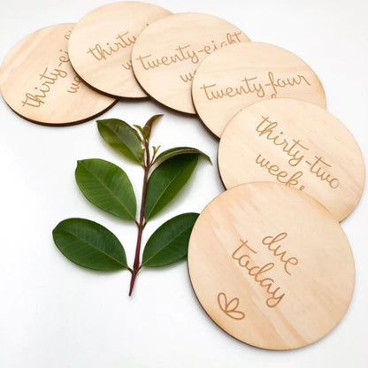 Pregnancy Milestone Plaques - Weeks