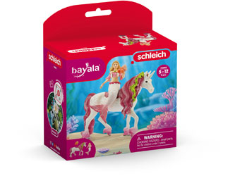 Mermaid Feya riding Unicorn